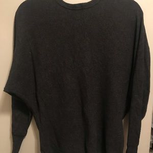 Gray long sleeve sweater